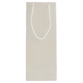 Witte koffie Effen kleur Wijn Cadeautas (Achterkant)