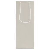 Witte koffie Effen kleur Wijn Cadeautas (Voorkant)