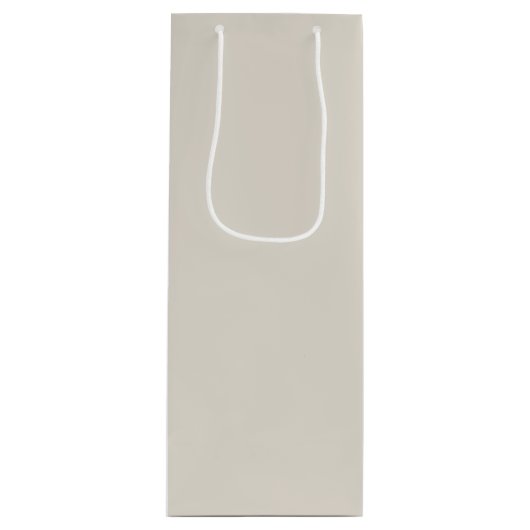 Witte koffie Effen kleur Wijn Cadeautas (Voorkant)