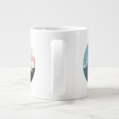 Witte koffie Mok 20 oz grote keramische koffie Mok (Achterkant)