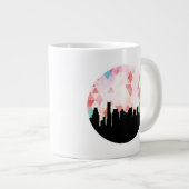 Witte koffie Mok 20 oz grote keramische koffie Mok (Voorkant rechts)