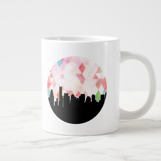 Witte koffie Mok 20 oz grote keramische koffie Mok (Rechts)