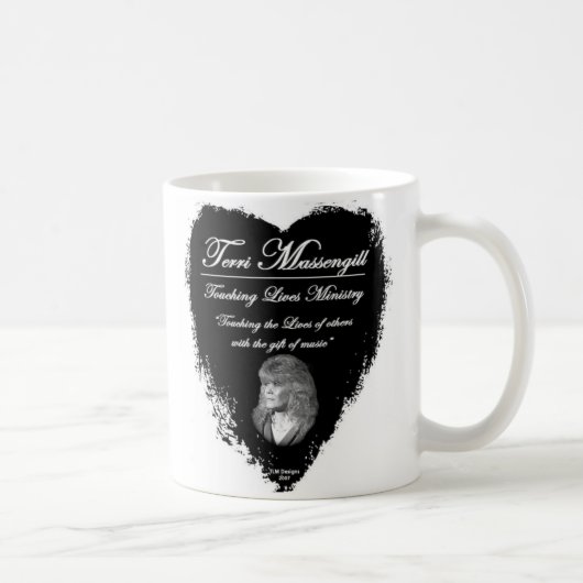 Witte koffie-Mok Koffiemok (Rechts)