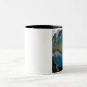 Witte koffie-Mok met 57 Chevy Tweekleurige Koffiemok (Center)