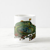 Witte koffie Mok met ruimteschip art 1 b.1 (Center)