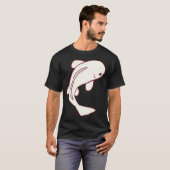 Witte Koi vis T-shirt (Voorkant volledig)