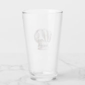 Witte koksjas glas (Achterkant)