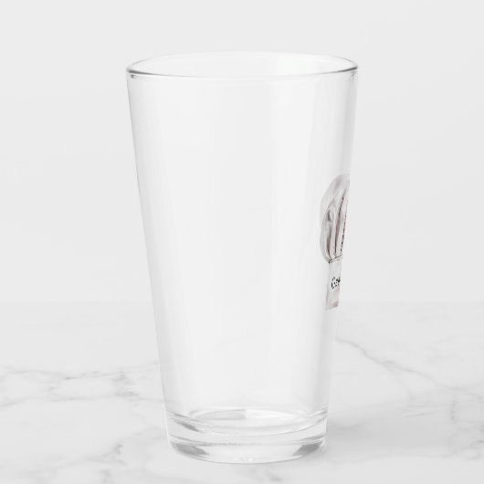 Witte koksjas glas (Rechts)