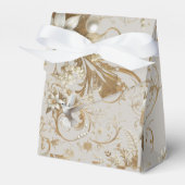 Witte Kolibrie Bloem Boeket Favoriet Doos Bedankdoosjes (Voorkant Zijde)