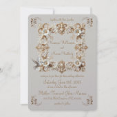 Witte Kolibrie Collectie Vierkant Frame  Kaart (Voorkant)