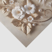 Witte Kolibrie Decoupage Tissue Verpakking Tissuepapier (Detail)