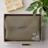 Witte Kolibrie op Gouden Decoupage Weefselpapier Tissuepapier (Geschenk)