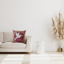 Witte kolibrie op rood