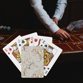 Witte Kolibrie  Pokerkaarten