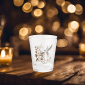 Witte Kolibrie Shot Glas