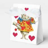 Witte konijn 1 bedankdoosjes (Voorkant Zijde)