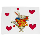 Witte konijn 1 large cadeautasje (Voorkant)