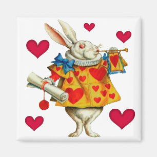 Witte konijn 1 magneet