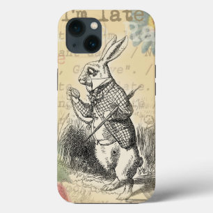 Witte Konijn Alice Avonturen Wonderland Kunst Case-Mate iPhone Case