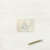 Witte Konijn Alice Avonturen Wonderland Kunst Post-it® Notes (Op bureau)