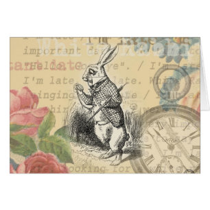 Witte Konijn Alice in Wonderland Kunst
