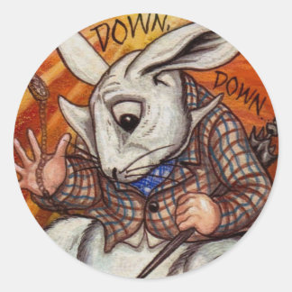 WITTE KONIJN Alice in Wonderland Sticker