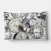 Witte Konijn Alice Wonderland Klokken Kunst Etui (Achterkant)