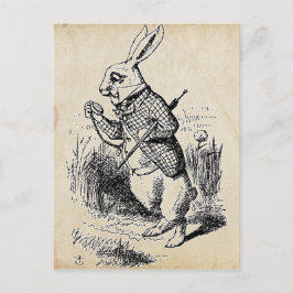  witte konijn briefkaart