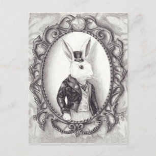 Witte konijn - Briefkaart