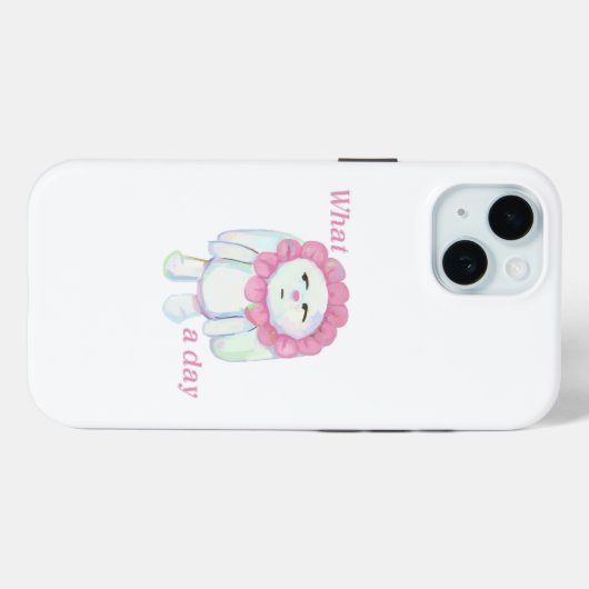 witte konijn Case-Mate iPhone case (Achterkant (horizontaal))