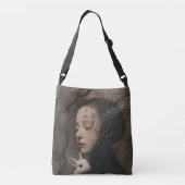 Witte konijn crossbody tas (Achterkant)