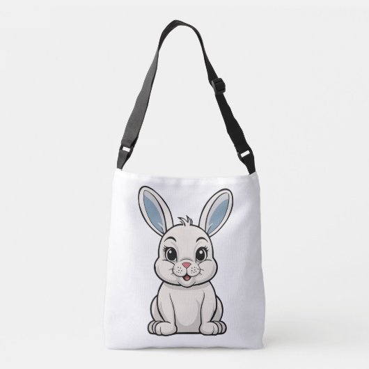 Witte Konijn Crossbody Tas (Achterkant)