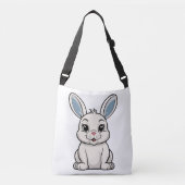 Witte Konijn Crossbody Tas (Voorkant)
