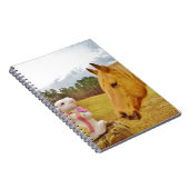 Witte konijn en Gele Paarden Notitieboek (Rechterzijde)