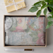 Witte Konijn Hartjes Alice Klassieker Tissuepapier (Geschenk)