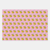 Witte Konijn Hof trompettist Alice in Wonderland 3 Inpakpapier Vel (Voorkant 2)