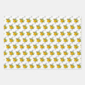 Witte Konijn Hof trompettist Alice in Wonderland 3 Inpakpapier Vel (Voorkant)