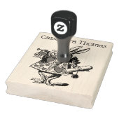 Witte Konijn HofTrompetter Alice in Wonderland 2 Rubberstempel (Stempel)