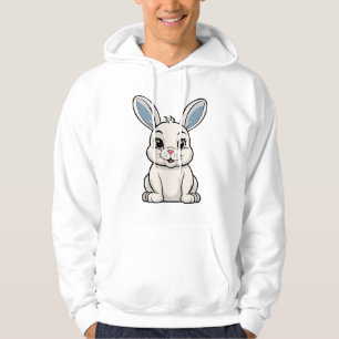 Witte Konijn Hoodie