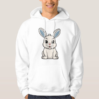 Witte Konijn Hoodie