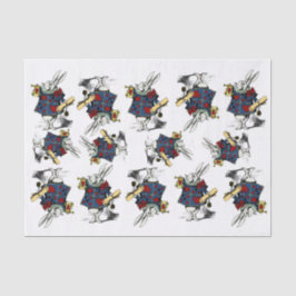 Witte konijn!  klassiek Alice in Wonderland Tissuepapier