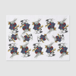 Witte konijn!  klassiek Alice in Wonderland Tissuepapier