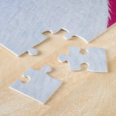 witte konijn legpuzzel (Zijkant)