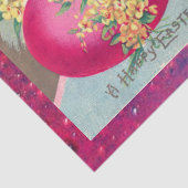 WITTE KONIJN MET EENVOUDIGERE EGG- EN SPRINGSTROME TISSUEPAPIER (Detail)