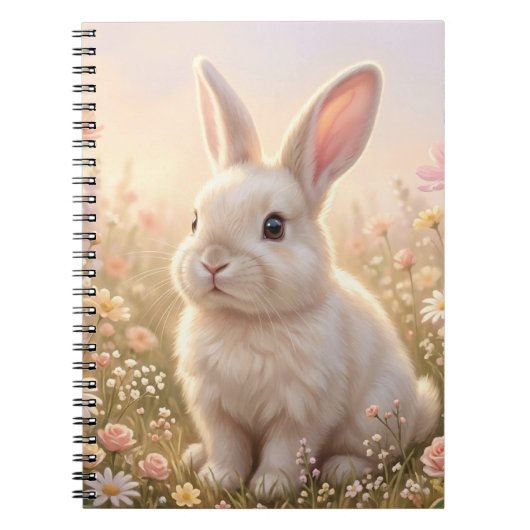 Witte Konijn Notitieboek (Voorkant)