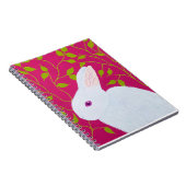 witte konijn notitieboek (Rechterzijde)