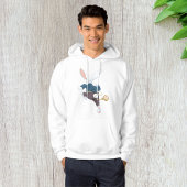 Witte konijn onderweg hoodie