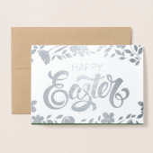 Witte konijn | Pasen "Alice in Wonderland" Folie Kaarten (Voorkant met envelop)