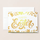 Witte konijn | Pasen "Alice in Wonderland" Folie Kaarten (Voorkant met envelop)