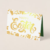 Witte konijn | Pasen "Alice in Wonderland" Folie Kaarten (Voorkant)